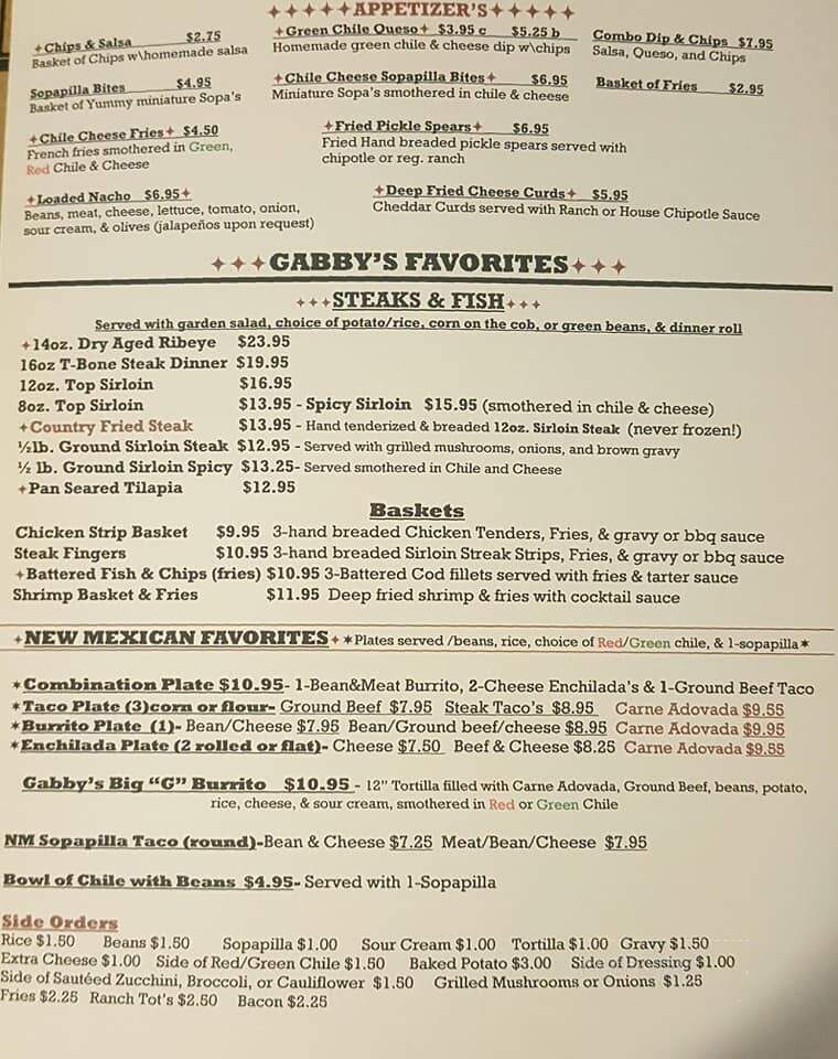 Gabby's Cafe - Grants, NM