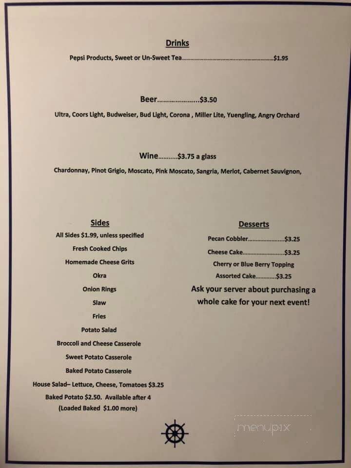 Big Mikes Seafood and More - Headland, AL menu_pic