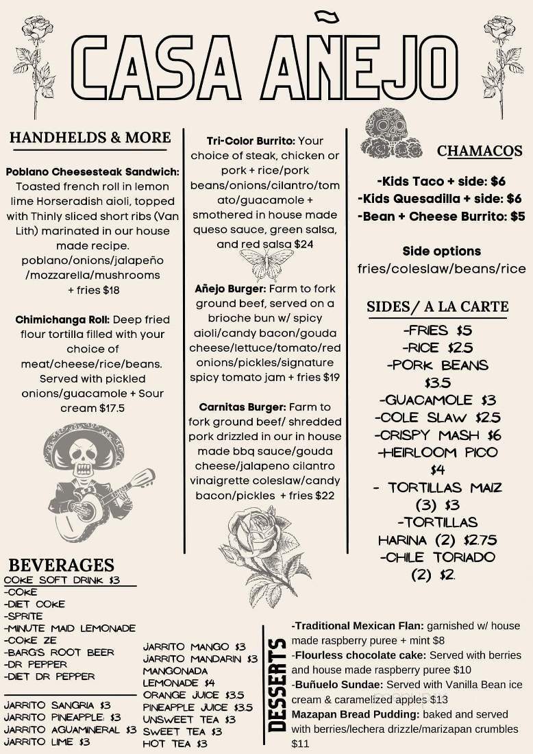 Casa Anejo - Caldwell, ID menu_pic