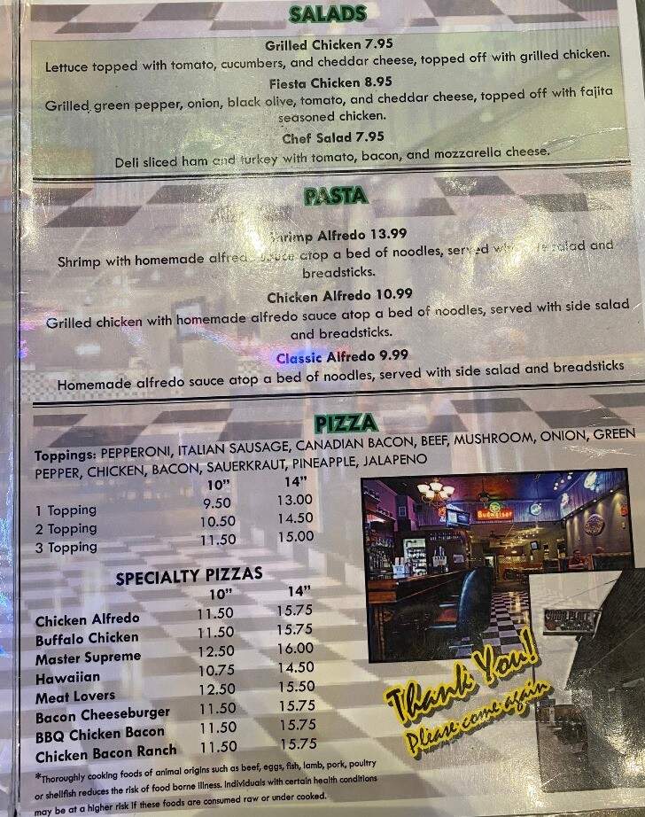 Your Place Sports Bar & Grill - Garner, IA menu_pic