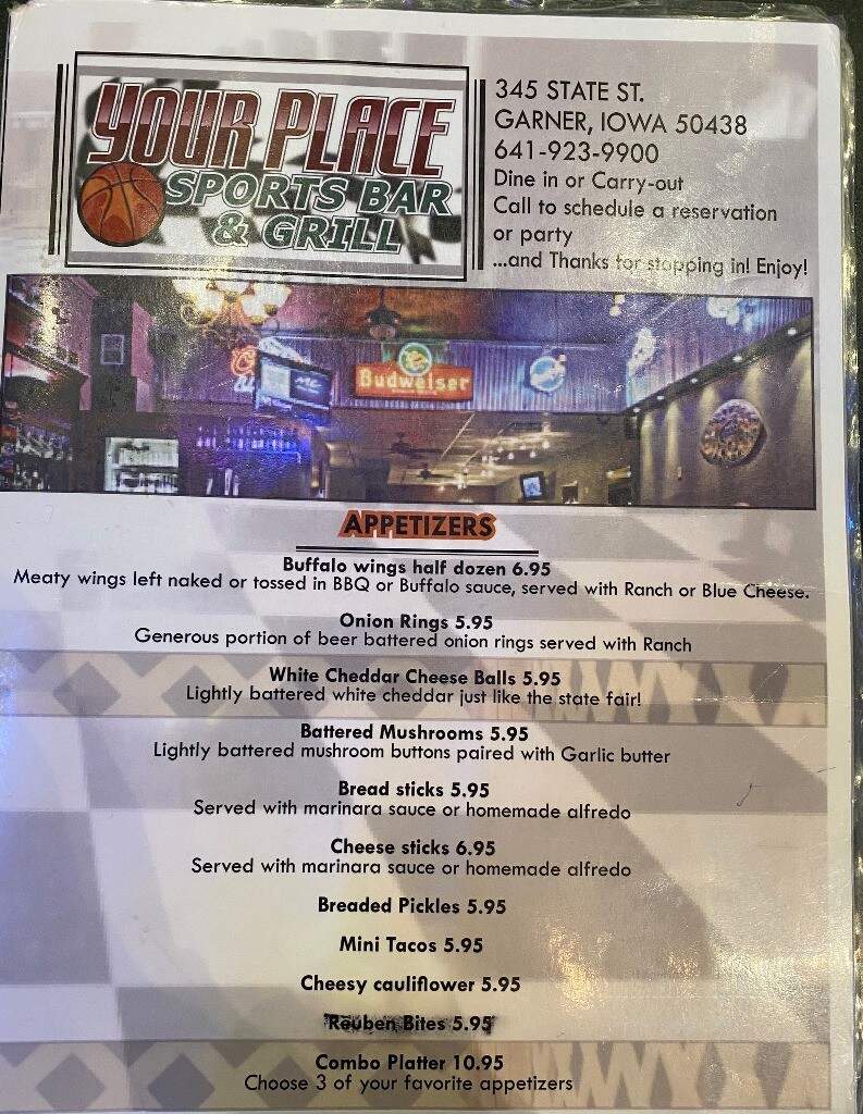 Your Place Sports Bar & Grill - Garner, IA