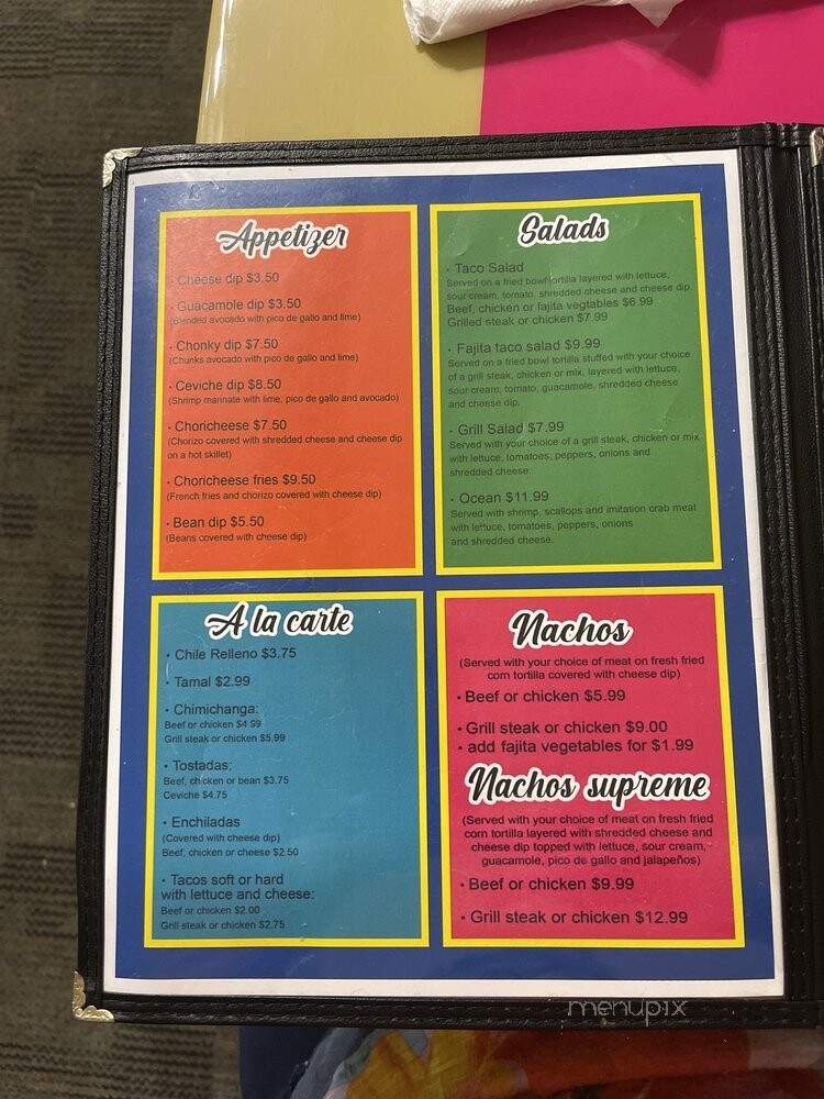 Carmelita's - Gravois Mills, MO menu_pic