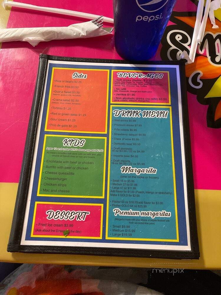 Carmelita's - Gravois Mills, MO menu_pic