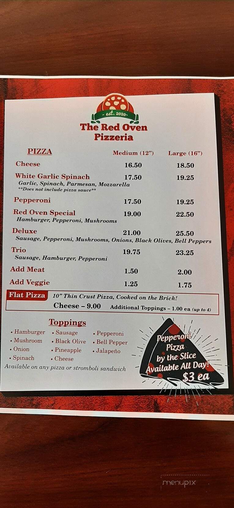 The Red Oven Pizzeria - Safford, AZ
