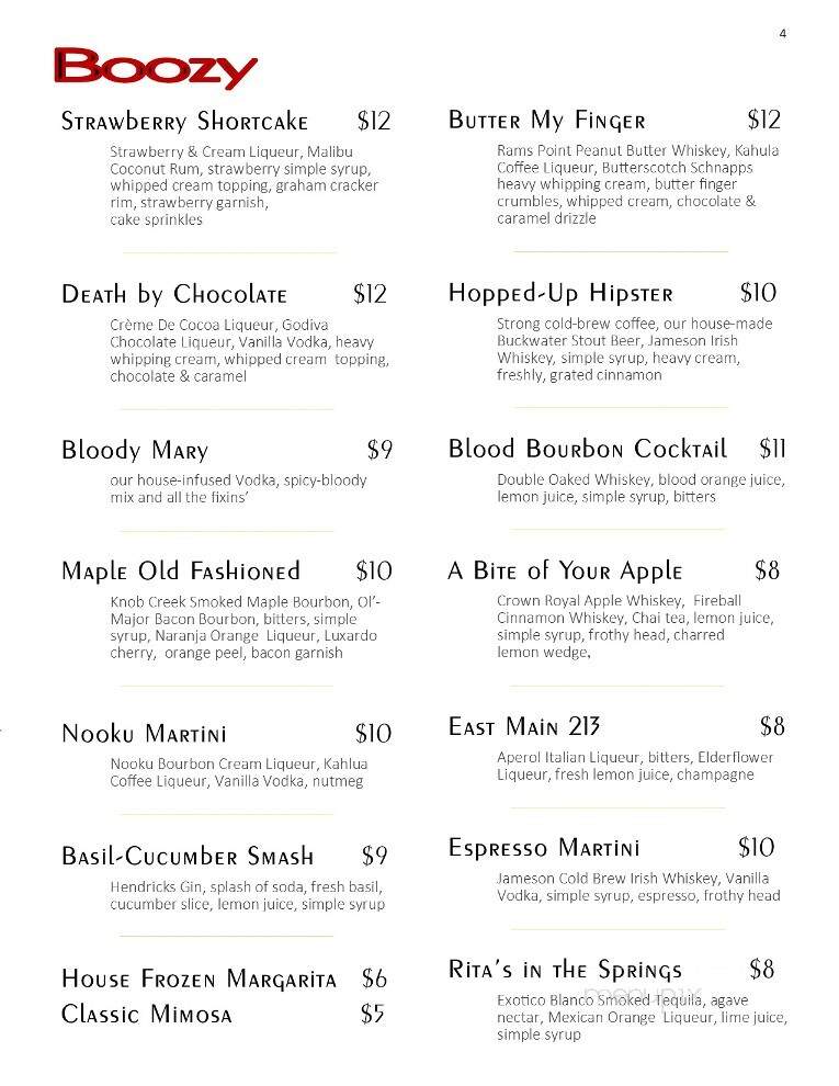 Buckwater Brew Works and Whiskey House - Carbondale, IL menu_pic