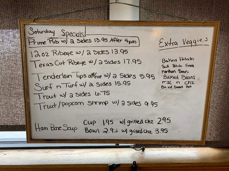 Frank and Shirley's - Aurora, NC menu_pic