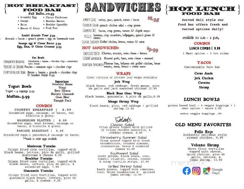 Adita's Seafood & Grill - Gassville, AR menu_pic