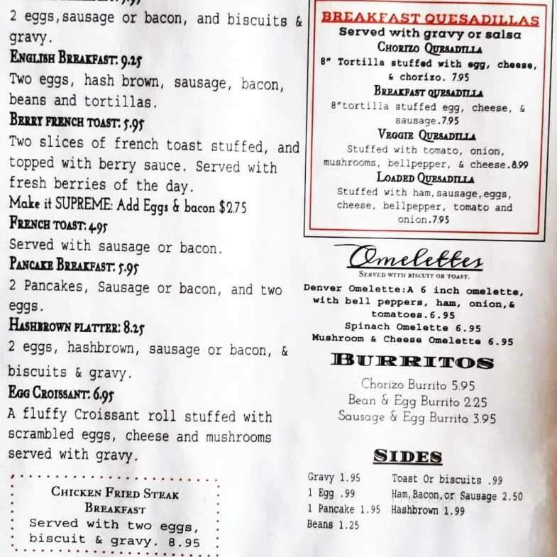 Adita's Seafood & Grill - Gassville, AR menu_pic