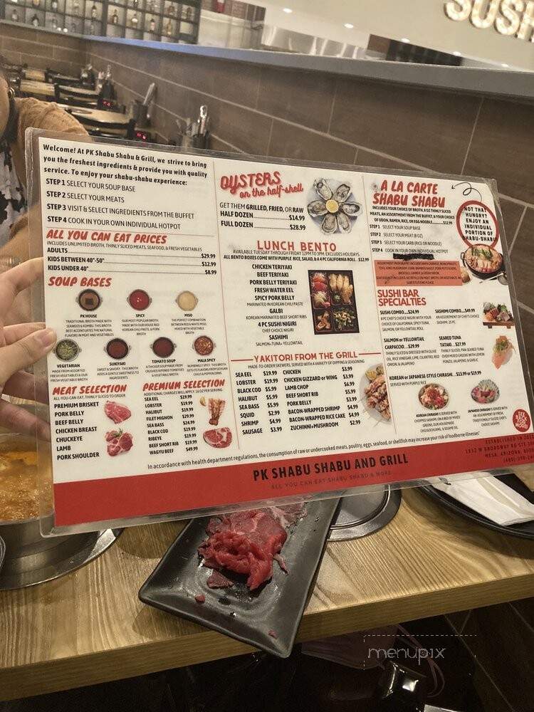 PK Shabu & Grill - Mesa, AZ