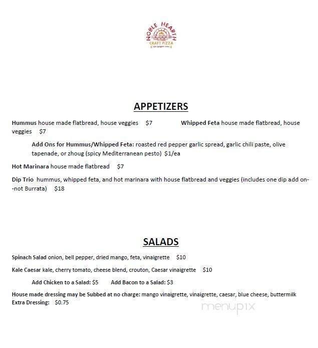 Noble Funk Brewing - Louisville, KY menu_pic