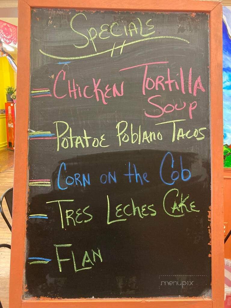 El Vaquero Mexicano - Ligonier, PA menu_pic