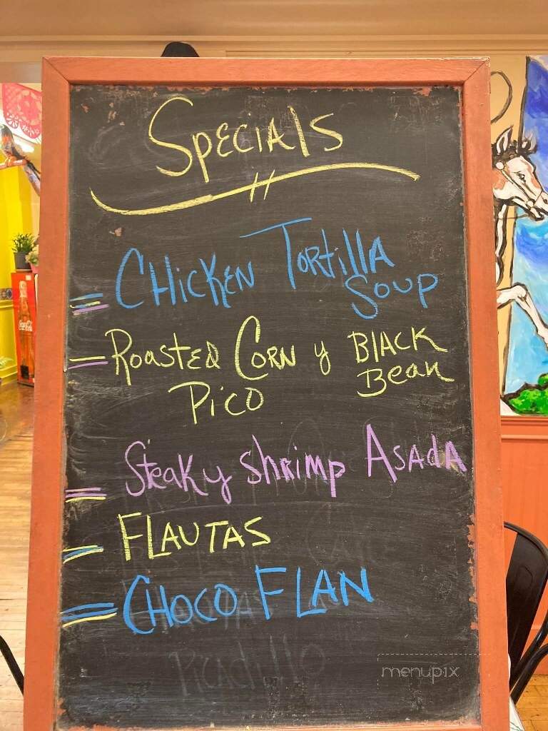 El Vaquero Mexicano - Ligonier, PA menu_pic