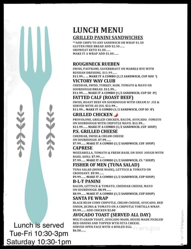 Prodigal Son's Coffee House & Eatery - Craig, CO menu_pic