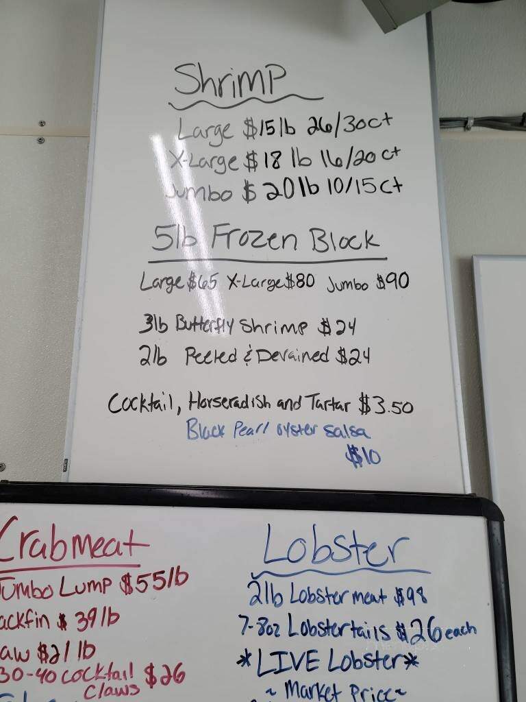Blough's Seafood - Denton, MD menu_pic