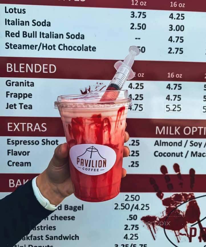 Pavilion Coffee - Spokane Valley, WA menu_pic