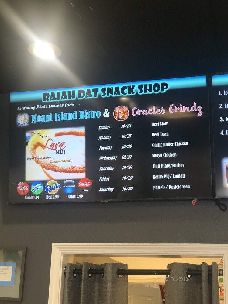 Rajah Dat Snack Shop - Waipahu, HI menu_pic
