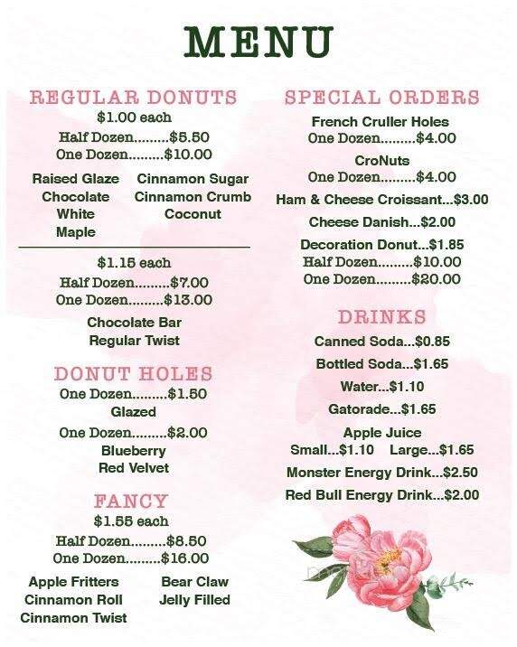 Delite Donuts - Danville, VA menu_pic