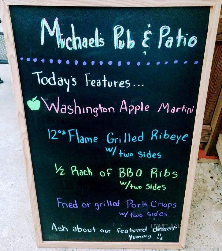 Michael's Pub and Patio - New Bern, NC menu_pic