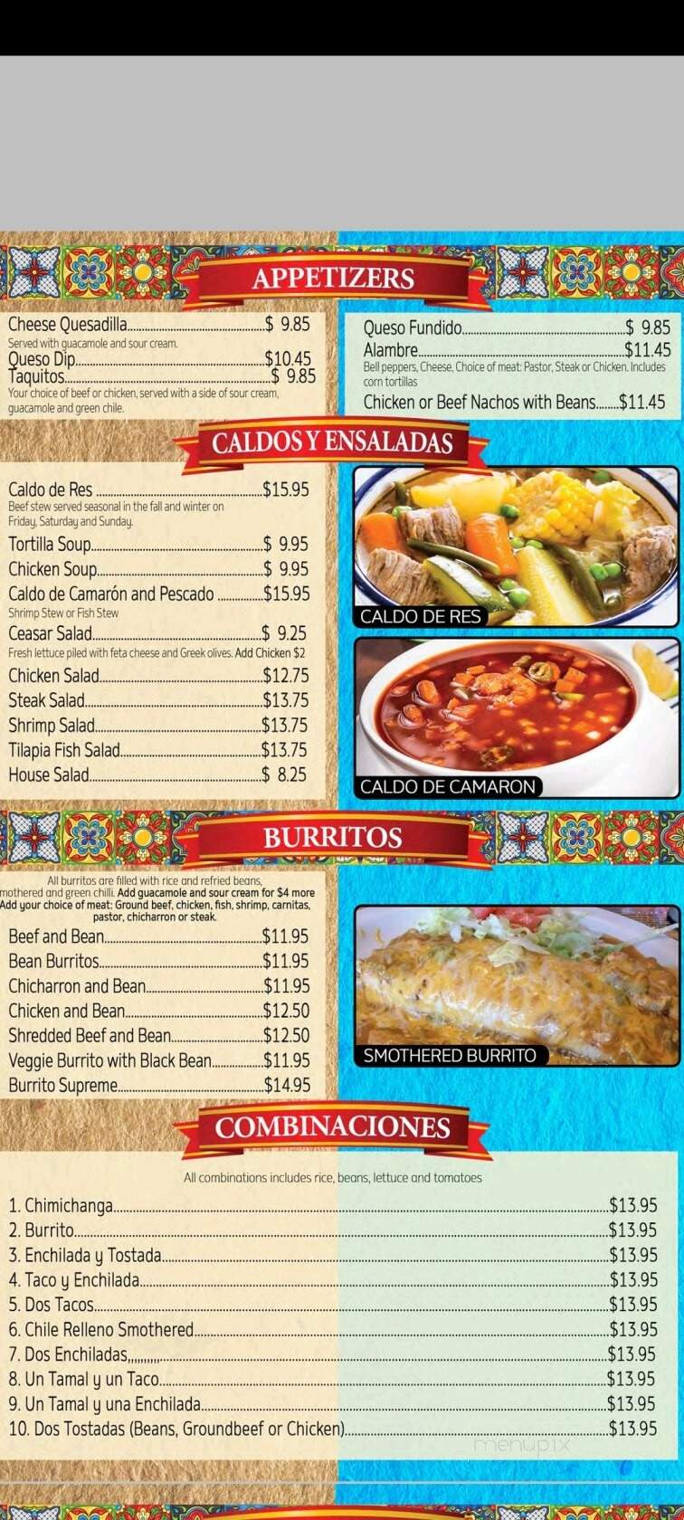 Joaquin Family Restaurant - Denver, CO menu_pic