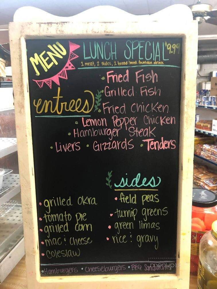 Walter's Gas & Grill - Opelika, AL menu_pic