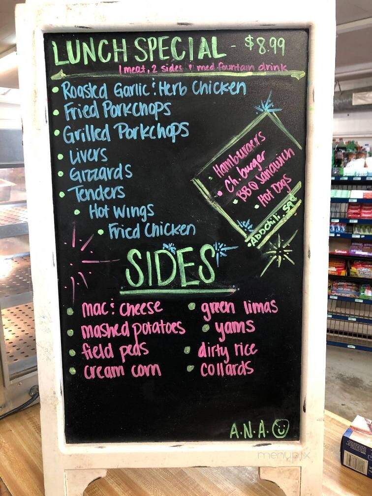 Walter's Gas & Grill - Opelika, AL menu_pic