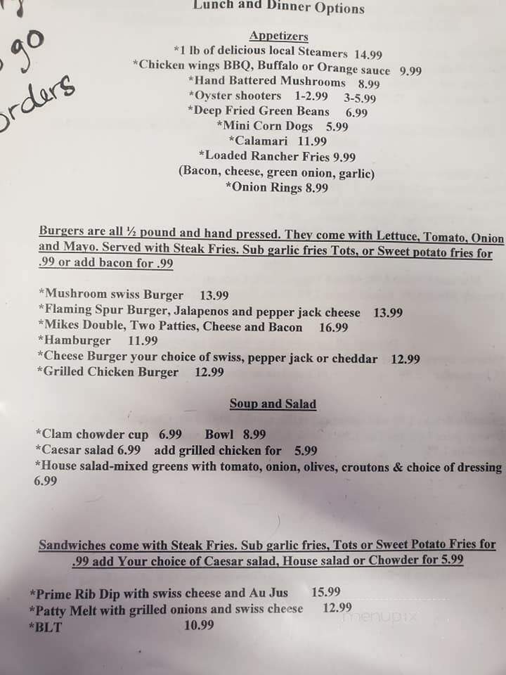 Sara's Rusty Spur Bar & Grill - Ocean Park, WA