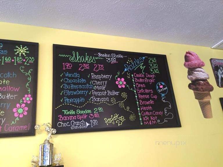 The Sundae Shoppe - Covington, IN menu_pic