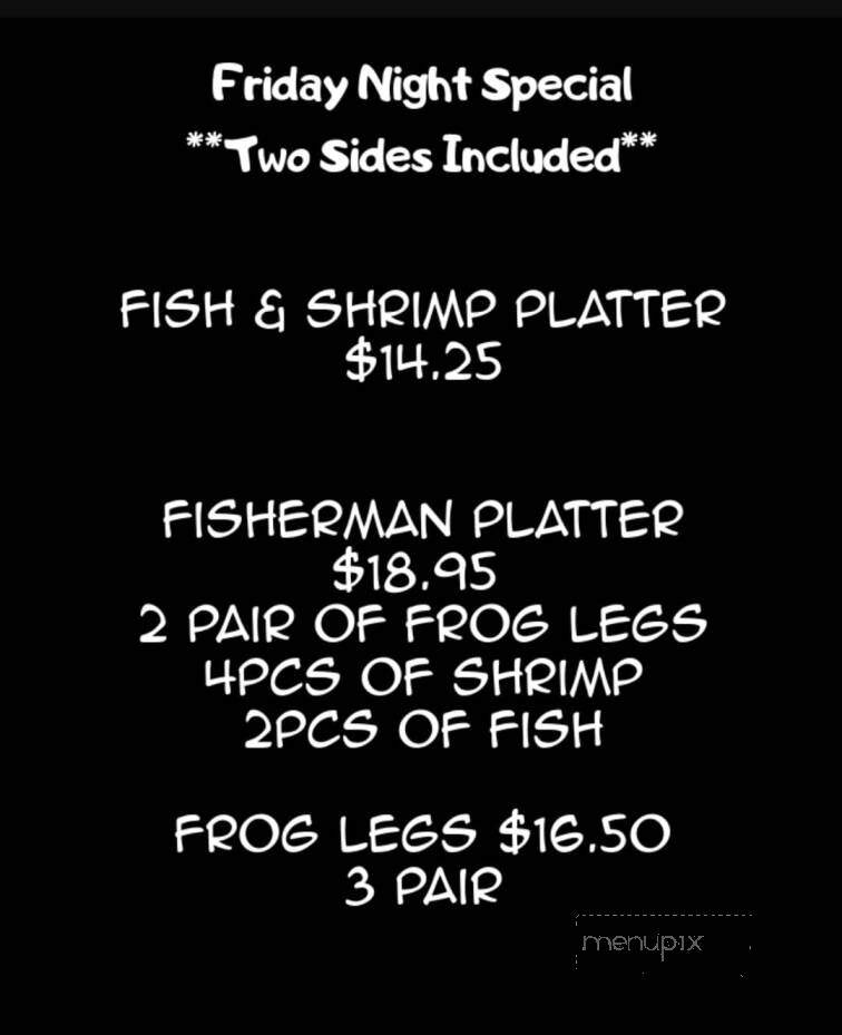 Reagan Roundup Bar and Grill - Reagan, TX menu_pic