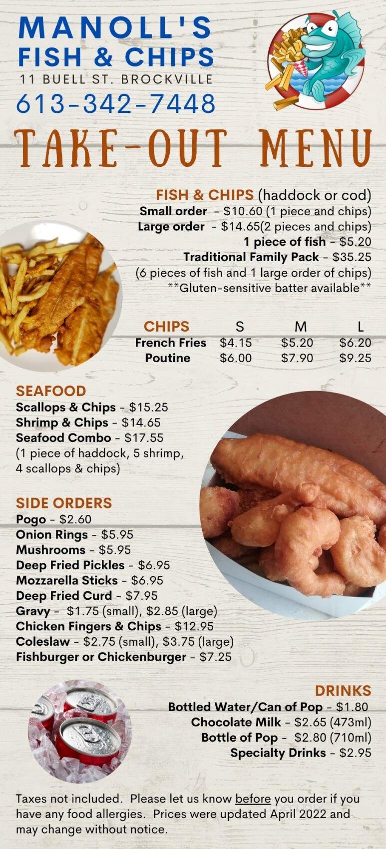 Manoll's Fish & Chips - Brockville, ON
