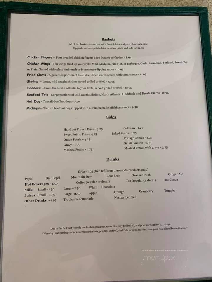 Apple Lodge Eatery - Chazy, NY menu_pic