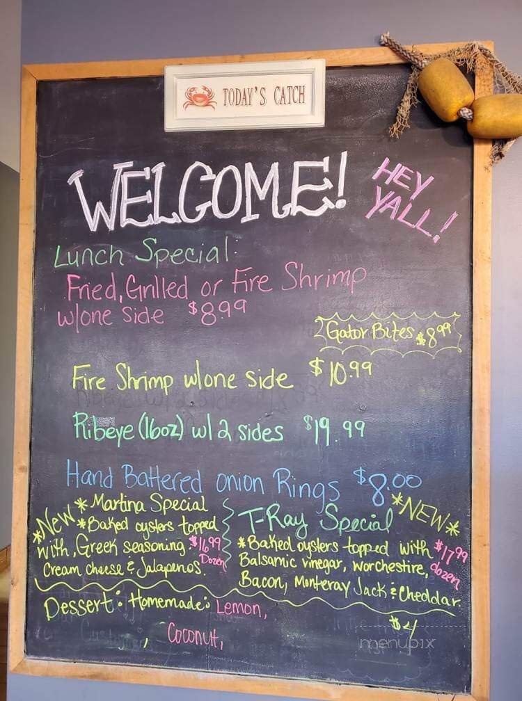 Fiddler's Steam House & Oyster Bar - Blountstown, FL menu_pic