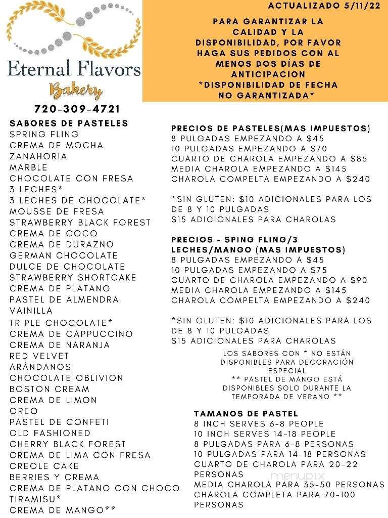 Eternal Flavors Bakery - Denver, CO