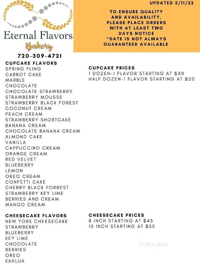 Eternal Flavors Bakery - Denver, CO