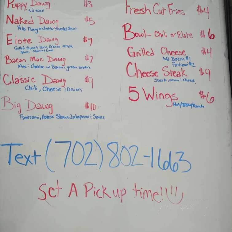 Alpha Dawg - Las Vegas, NV menu_pic