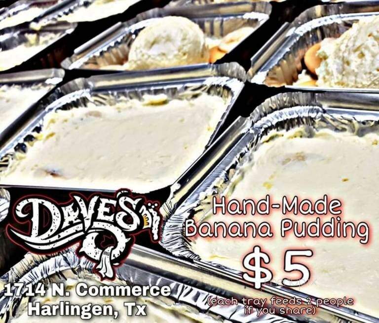 Dave's BBQ - Harlingen, TX menu_pic