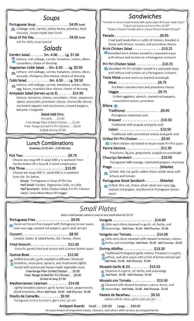 Bica Cafe - Noblesville, IN menu_pic