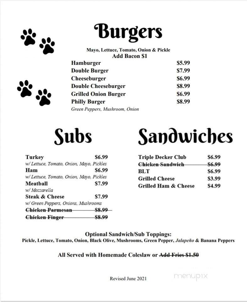 Maddy Moe's Pizza - Butler, TN menu_pic