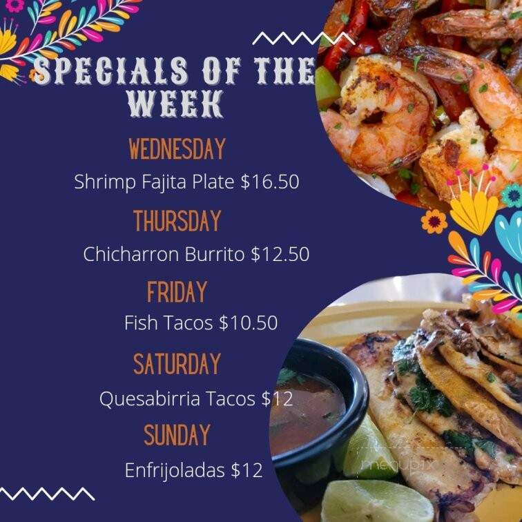 Maria's Mexican Grill and Cantina - Laramie, WY menu_pic