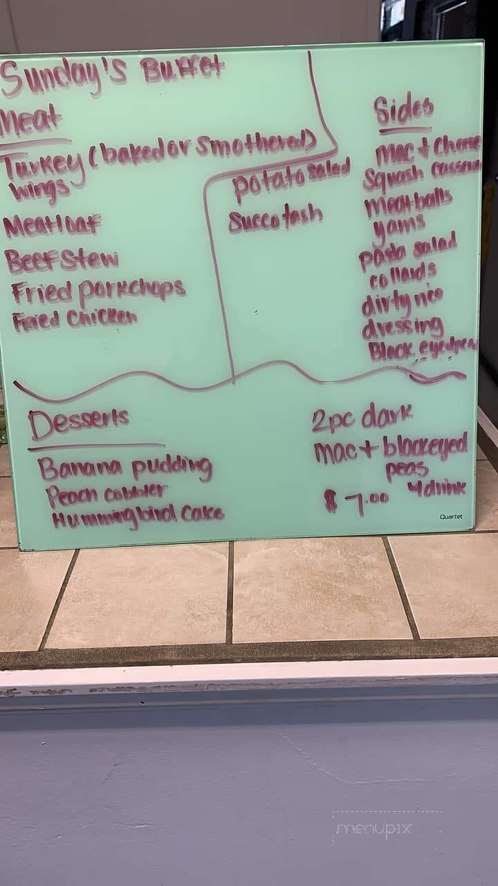 Pinckney's Home Cooking - North Augusta, SC menu_pic