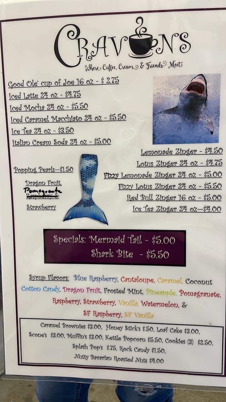 Crav'ns - Glendive, MT menu_pic
