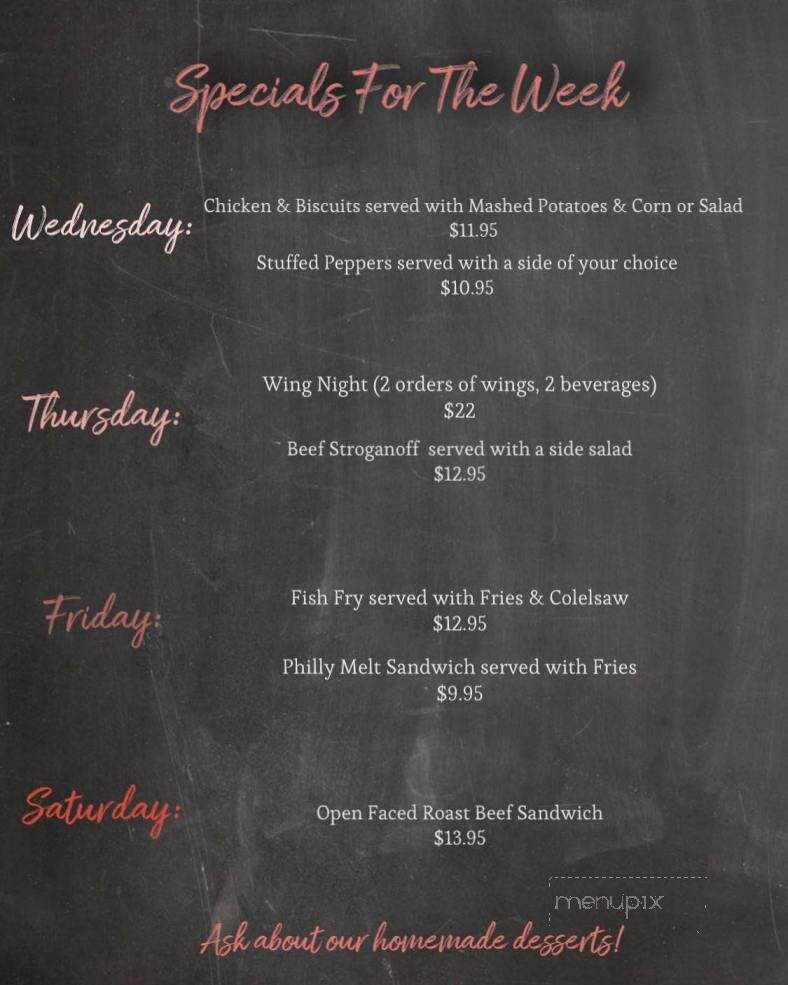 Columbus Public House - Sherburne, NY menu_pic