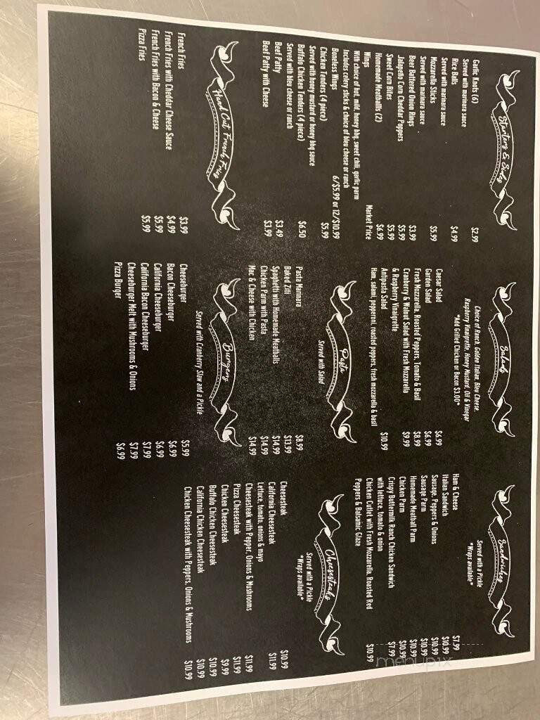 Pocono Pizza and Eatery - Albrightsville, PA menu_pic