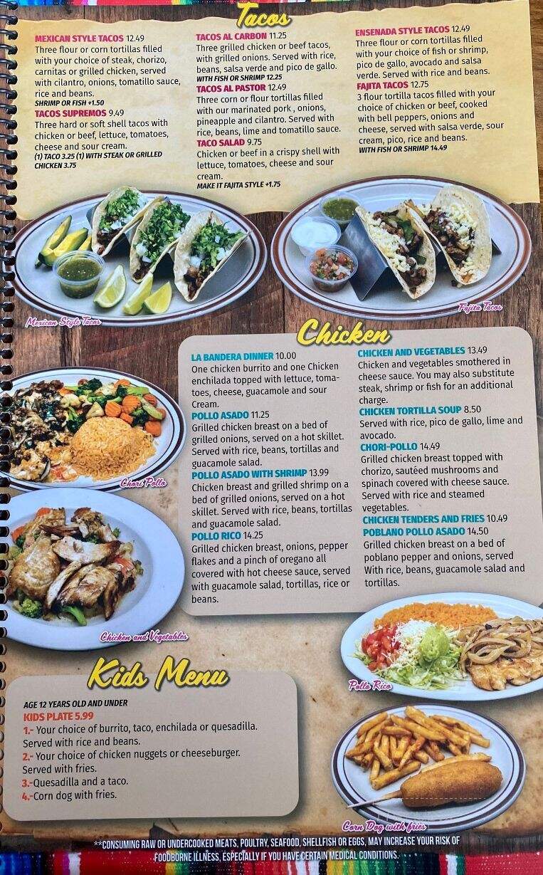 El Jardin Mexican Restaurant - Lewisburg, TN menu_pic