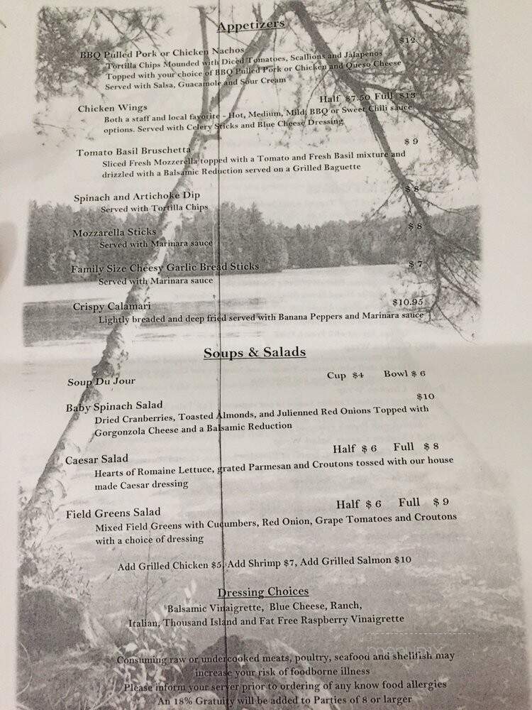 Tall Tales Tavern - Queensbury, NY menu_pic