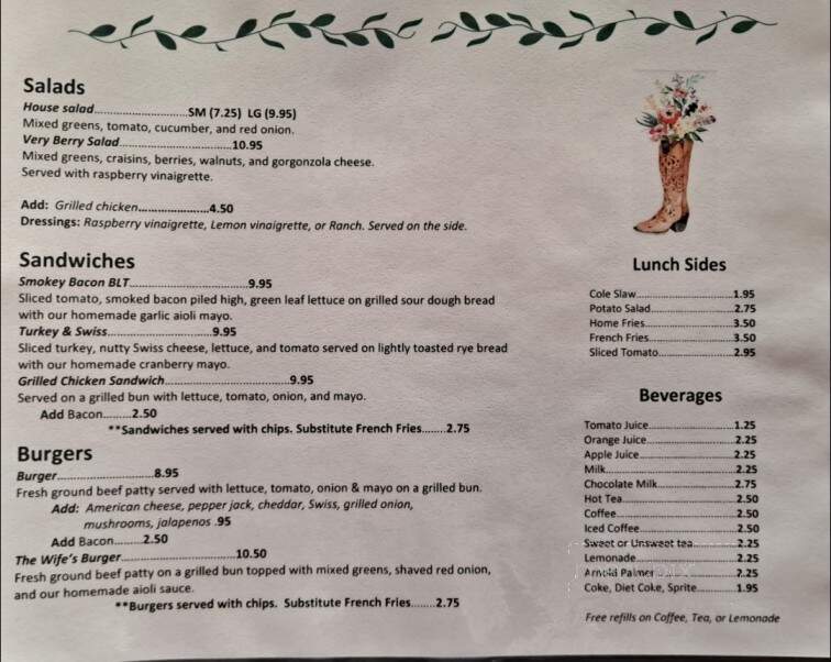 The Farmer's Wife Cafe - Brooksville, FL menu_pic