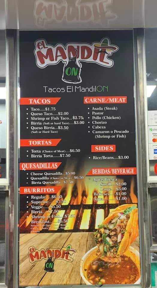 Tacos el Mandilon - Fresno, CA menu_pic