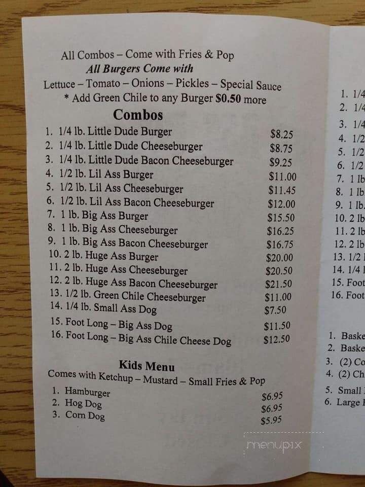 Big Ass Burgers - Thoreau, NM