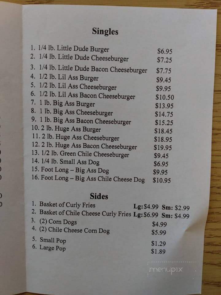 Big Ass Burgers - Thoreau, NM