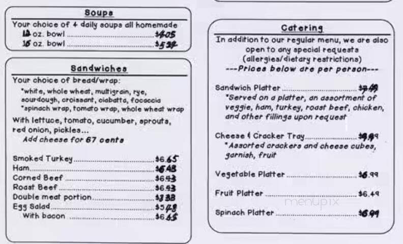 Anita's Kitchen - Vancouver, BC menu_pic