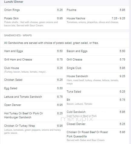 Katy's Restaurant - Langley, BC menu_pic